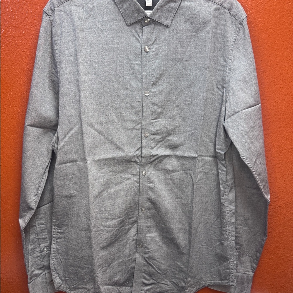 Calvin Klein Gray Dress Shirt